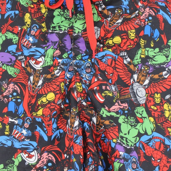 MARVEL Comics Superhero Lined Swim Trunks Swim Shorts Mens Small - Picture 6 of 9